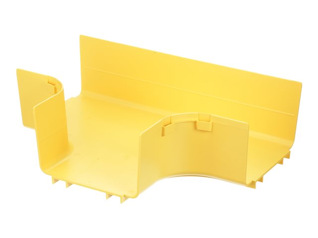 Panduit FiberRunner - Cable raceway tee fitting (horizontal) - yellow