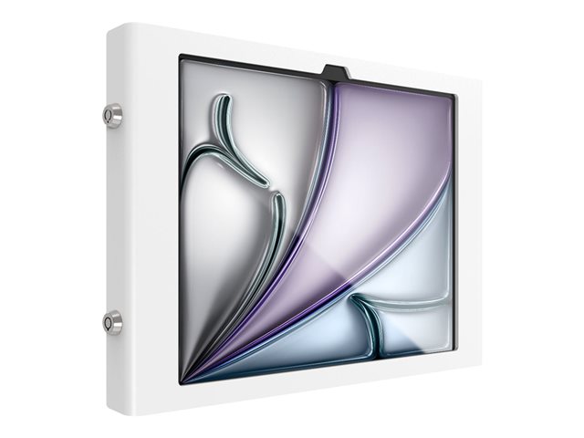 Compulocks iPad Air M2 13\" (2024), Apex Secured Enclosure Wall Mount - Enclosure - for tablet - glass mount, space - lockable - high-grade aluminium - white - screen size: 13\" - mounting interface: 100 x 100 mm - wall-mountable - for Apple 13-inch iPad Air (M2)