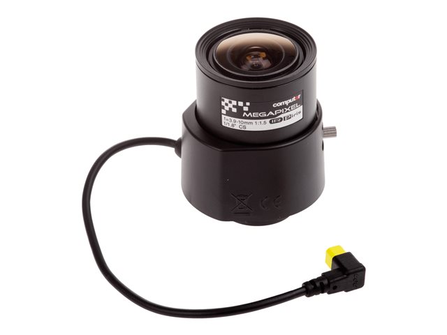 Computar Megapixel - CCTV lens - vari-focal - auto iris - 1/1.8\" - CS-mount - 3.9 mm - 10 mm - f/1.5 - for AXIS P1378 Network Camera, P1378 Network Camera (Barebone), P1378-LE Network Camera