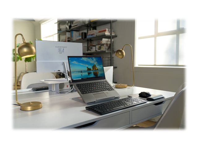 Kensington Advance Fit Slim - Keyboard - wireless - 2.4 GHz - Belgium - black - retail