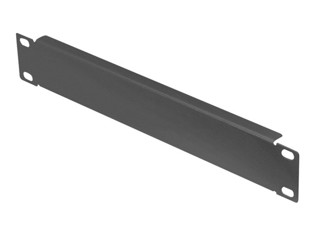 1U 10IN blank panel black 45 x 255 x 10 mm