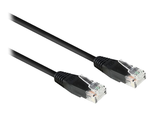 ACT - Verbindingskabel - RJ-45 (M) naar RJ-45 (M) - 10 m - 5.8 mm - UTP - CAT 6 - gevormd, met strengen - zwart, RAL 9011