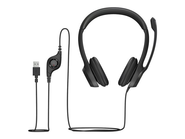 Logitech USB Headset H390 - Headset - full size - wired