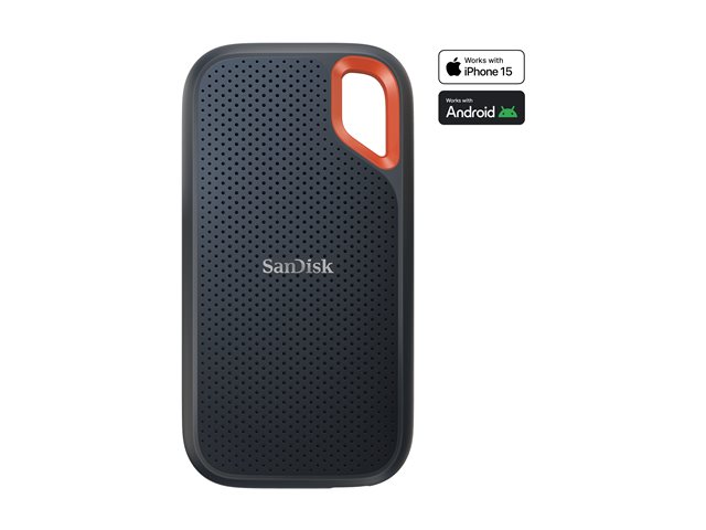 SanDisk Extreme - SSD - 8 TB - external (portable) - USB 3.2 Gen 2 (USB-C connector) - 256-bit AES