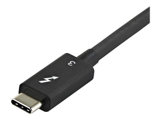 StarTech.com Thunderbolt 3 to Dual HDMI 2.0 Adapter - 4K 60Hz Dual Monitor TB3 HDMI Video Adapter - Thunderbolt 3 Certified -Mac & Windows (TB32HD24K60) - Adapter cable - 24 pin USB-C male to HDMI female - 28.4 m - silver - active, 4K60Hz (4096 x 2160) support - for P/N: TB33A1C