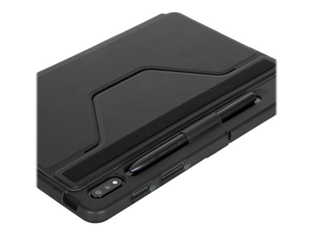 Targus Click-In - Flip cover for tablet - thermoplastic polyurethane (TPU) - black - 11\" - for Samsung Galaxy Tab S7