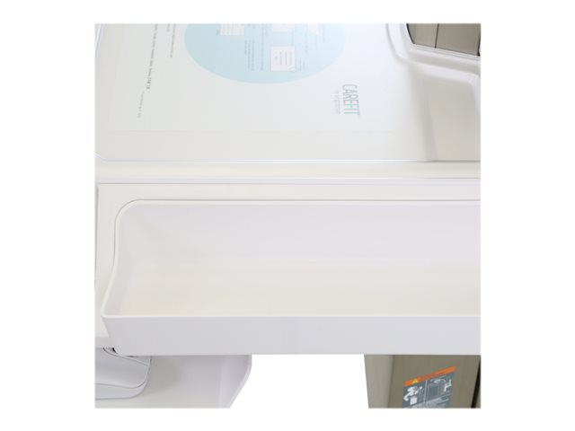 Ergotron CareFit Pro - Mounting component (mounting hardware, supply tray) - medical - white - cart mountable - for P/N: C52-1201-1, C52-2201-1