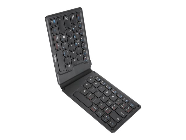 Targus - Keyboard - antimicrobial - wireless - Bluetooth 5.1 - AZERTY - French - black - B2B