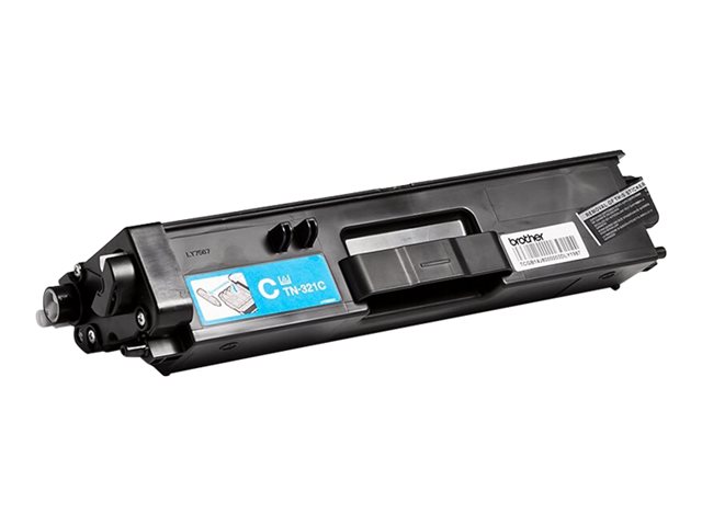 Brother TN321C - Cyan - original - toner cartridge - for Brother DCP-L8400, DCP-L8450, HL-L8250, HL-L8350, MFC-L8650, MFC-L8850