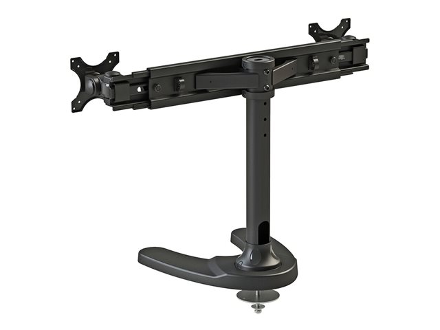 Neomounts FPMA-D700DD - Stand - full-motion - for 2 LCD displays - black - screen size: 19\"-30\" - desktop stand, grommet, desk-mountable