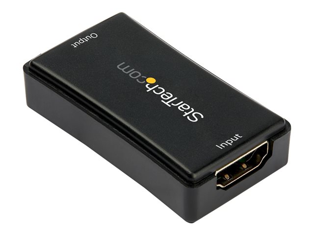 StarTech.com 45ft / 14m HDMI Signal Booster - 4K 60Hz - USB Powered - HDMI Inline Repeater & Amplifier - 7.1 Audio Support (HDBOOST4K2) - Video/audio extender - HDMI - up to 14 m