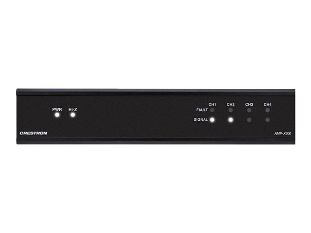 Crestron X-Series AMP-X300 - Amplifier - 4 x 75 Watt - black