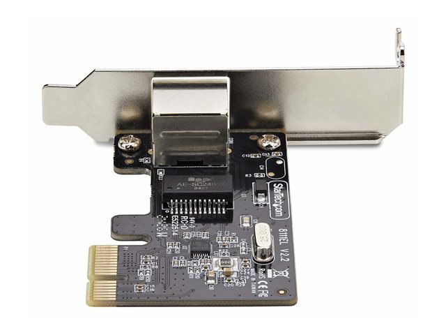 StarTech.com 1-Port Gigabit PCIe Network Adapter Card, TAA Compliant - Network adapter - PCIe low profile - Gigabit Ethernet x 1 - black - TAA Compliant