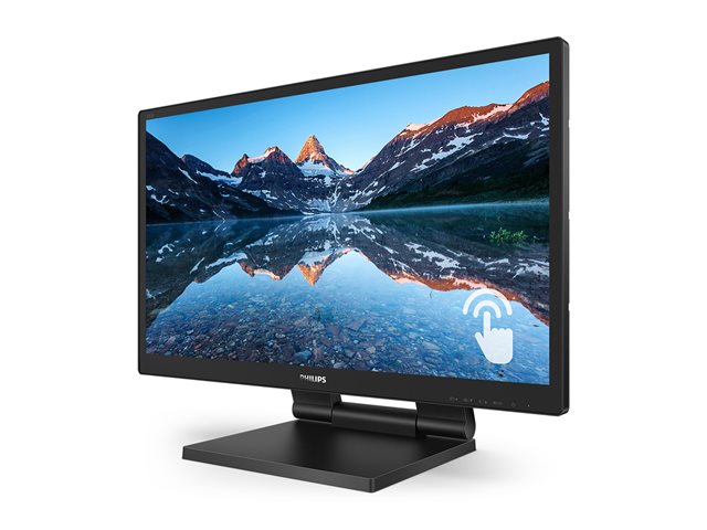 Philips 242B9T - LED monitor - 24\" - touchscreen - 1920 x 1080 Full HD (1080p) @ 60 Hz - IPS - 250 cd/m² - 1000:1 - 5 ms - HDMI, DVI-D, VGA, DisplayPort - speakers - black texture