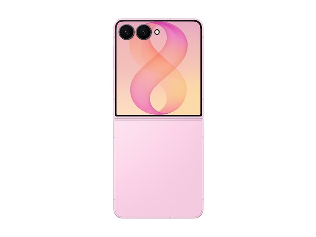 Samsung Galaxy Z Flip8 - 5G smartphone - dual-SIM - RAM 12 GB / Internal Memory 512 GB - OLED display - 6.9\" - 6.9\" - 2520 x 1080 pixels 2520 x 1080 pixels (120 Hz) - 2x rear cameras 50 MP, 12 MP - front camera 10 MP - pink