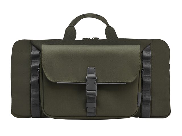 HP - Notebook carrying case - modular - 15.6\" - grey, green