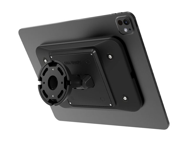 Compulocks Universal Invisible Mount Tilting Wall Mount - Mounting kit (wall mount) - for tablet - invisible - black - screen size: up to 13\" - mounting interface: 100 x 100 mm