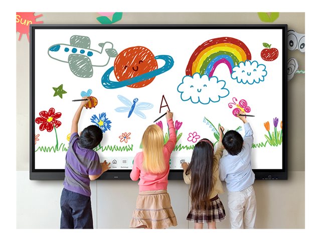 Samsung Interactive Display WA65D - 65\" Diagonal Class WAD Series LED-backlit LCD display - education / business - with built-in interactive whiteboard, touchscreen (multi touch) - Android - 4K UHD (2160p) 3840 x 2160 - space grey