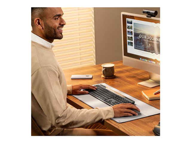 SLIM SOLAR+ KEYBOARD GRAPHITE - DEU - CE