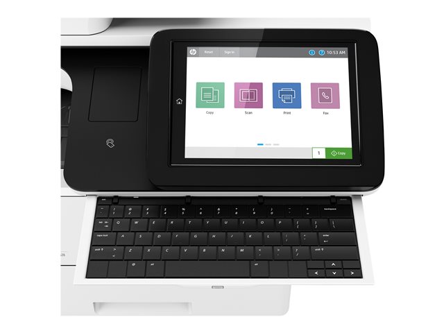HP LaserJet Enterprise Flow MFP M528z - Multifunction printer - B/W - laser - Legal (216 x 356 mm)/A4 (210 x 297 mm) (original) - A4/Legal (media) - up to 43 ppm (copying) - up to 43 ppm (printing) - 650 sheets - 33.6 Kbps - USB 2.0, Gigabit LAN, Wi-