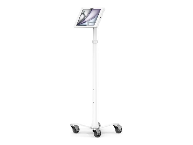 Compulocks iPad Air M2 & M3 13\", Apex Enclosure Rolling Cart - Rise Freedom White - Mounting kit (enclosure, cart stand) - for tablet - lockable - medical - high-grade aluminium - white - screen size: 13\" - for Apple 13-inch iPad Air (M2, M3)