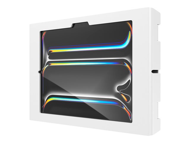 Compulocks iPad Pro M4 11\" (2024), Apex Secured Enclosure Wall Mount - Enclosure - for tablet - glass mount, space - lockable - high-grade aluminium - white - screen size: 11\" - mounting interface: 100 x 100 mm - wall-mountable