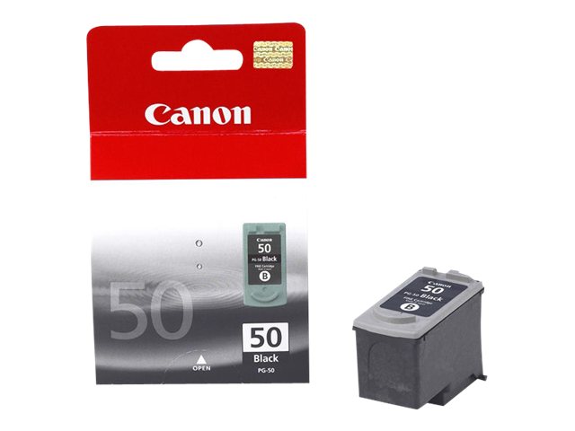 Canon PG-50 - Black - original - ink tank - for FAX JX200, JX210, JX500, JX510, FAXPHONE JX510, PIXMA MP160, MP180, MP460, MX300, MX310