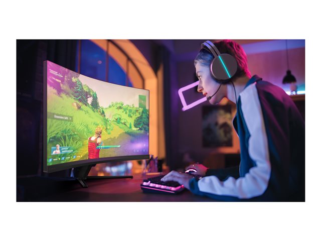 Philips Evnia 3000 32M2C3500L - LED monitor - gaming - curved - 32\" (31.5\" viewable) - 2560 x 1440 QHD @ 180 Hz - Fast VA - 300 cd/m² - 3500:1 - HDR10 - 0.5 ms - 2xHDMI, DisplayPort - charcoal