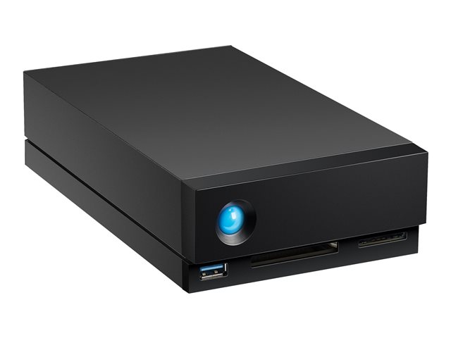 LaCie 1big Dock STHS16000800 - Hard drive array - 16 TB - 1 bays (SATA-600) - HDD 16 TB x 1 - Thunderbolt 3, USB 3.1 (external) - with 5 years Rescue Data Recovery Service Plan