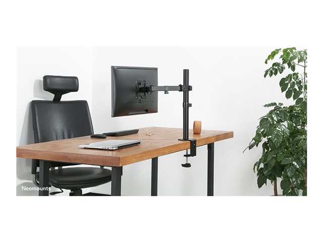 Neomounts FPMA-D550 - Mounting kit - full-motion - for LCD display - steel - black - screen size: 10\"-32\" - clamp mountable, grommet, desk-mountable