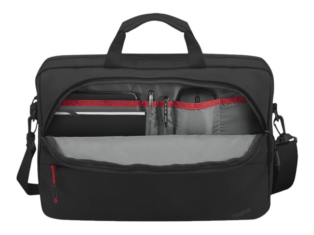 Lenovo ThinkPad Essential Topload (Eco) - Notebook carrying case - 16\" - black with red accents
