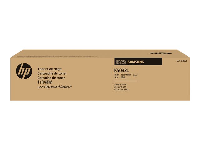 Samsung CLT-K5082L - High Yield - black - original - toner cartridge (SU188A) - for Samsung CLP-620, CLP-670, CLX-6220, CLX-6250