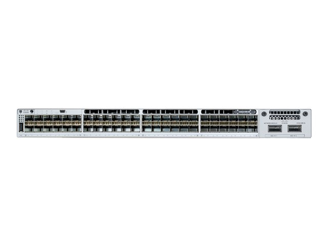 Cisco Catalyst 9300L - Network Advantage - switch - L3 - Managed - 36 x 10/100/1000 (UPOE) + 2 x 40Gb Ethernet + 12 x 1/2.5/5/10GBase-T - rack-mountable - UPOE (675 W)