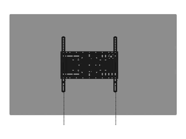 VISION Heavy Duty Display Wall Mount - LIFETIME WARRANTY - fits display 32-75\" with VESA sizes up to 400 x 400 including 350 x 350 - non-tilting - suits interactive flat panels or LED TVs - arms latch securely - media player fixing points - SWL 100 kg / 220 lb - fits Microsoft Surface Hub 2 - black
