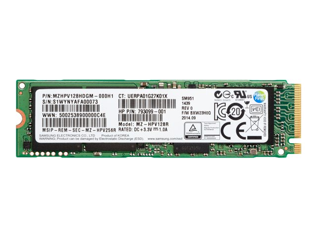 HP Z Turbo Drive G2 - SSD - 512 GB - internal - M.2 - PCIe 3.0 x4 (NVMe) - for Workstation Z8 G4