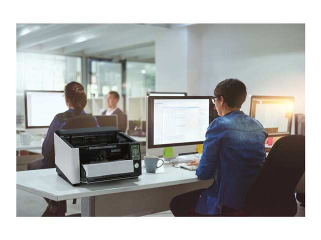 Ricoh fi-8930 - Document scanner - Dual CIS - Duplex - 305 x 431.8 mm - 600 dpi x 600 dpi - up to 130 ppm (mono) / up to 130 ppm (colour) - ADF (750 sheets) - up to 110000 scans per day - USB 3.2 Gen 1, Gigabit LAN