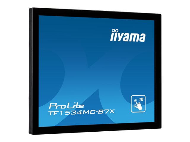 iiyama ProLite TF1534MC-B7X - LED monitor - 15\" - open frame - touchscreen - 1024 x 768 - TN - 370 cd/m² - 700:1 - 8 ms - HDMI, VGA, DisplayPort - black