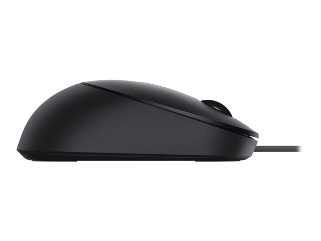Dell MS3220 - Mouse - laser - 5 buttons - wired - USB 2.0 - black - with 3 Years Basic Hardware Warranty