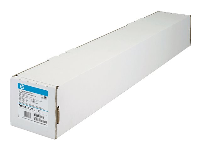 HP Bright White Inkjet Paper - Matte - bright white - Roll A1 (61.0 cm x 45.7 m) - 90 g/m² - 1 roll(s) paper - for DesignJet 11X, 45XX, T1100, T1120, T120, T1200, T1300, T2300, T520, T790, Z5200, Z6200