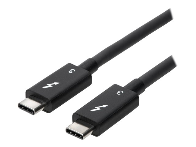 Kensington 0.7M (2.3ft) Thunderbolt 3 Cable - 40Gbps - 100W PD - Certified TB3 - USB-C Compatible - Thunderbolt cable - 24 pin USB-C (M) to 24 pin USB-C (M) - Thunderbolt 3 - 70 cm - 5K support