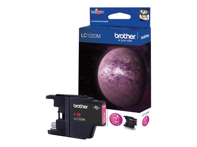 Brother LC1220M - Magenta - original - ink cartridge - for Brother DCP-J525, DCP-J725, DCP-J925, MFC-J430, MFC-J625, MFC-J825, MyMio MFC-J825