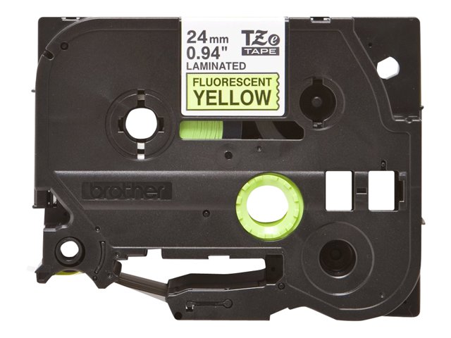 Brother TZe-C51 - Black on yellow - Roll (2.4 cm x 5 m) 1 cassette(s) fluorescent tape - for Brother PT-D600, P-Touch PT-3600, D800, E550, P750, P900, P950, P-Touch Cube Plus PT-P710