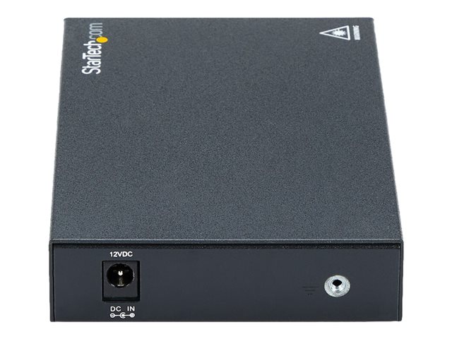StarTech.com Multimode (MM) LC Fiber Media Converter with SFP - OAM Management - 802.3ah Compliant - Gigabit Ethernet - 550m - 850nm (ET91000LCOAM) - Fibre media converter - 1GbE - 1000Base-LX, 1000Base-SX, 1000Base-TX, 1000Base-T - RJ-45 / LC multi-mode - up to 550 m - 850 nm - for P/N: SVA12M2NEUA, SVA12M5NA