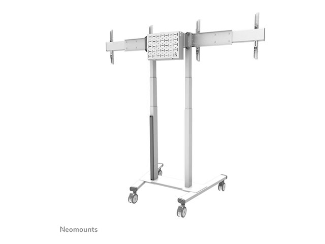 Neomounts ADM-875WH2 - Mounting component (mounting adapter) - for 2 LCD displays - lockable - steel - white - screen size: 42\"-65\" - cart mountable, stand mountable - for Neomounts FL55-875WH1, WL55-875WH1