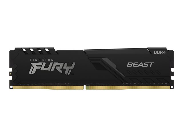 Kingston FURY Beast - DDR5 - module - 16 GB - DIMM 288-pin - 6000 MHz / PC5-48000 - CL30 - 1.4 V - unbuffered - on-die ECC - black