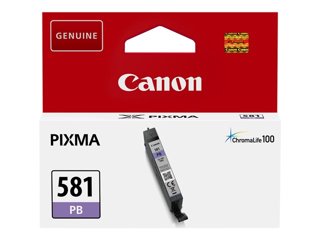Canon CLI-581PB - 5.6 ml - photo blue - original - ink tank - for PIXMA TR8550, TS6351, TS705, TS8250, TS8251, TS8252, TS8350, TS8351, TS8352, TS9155