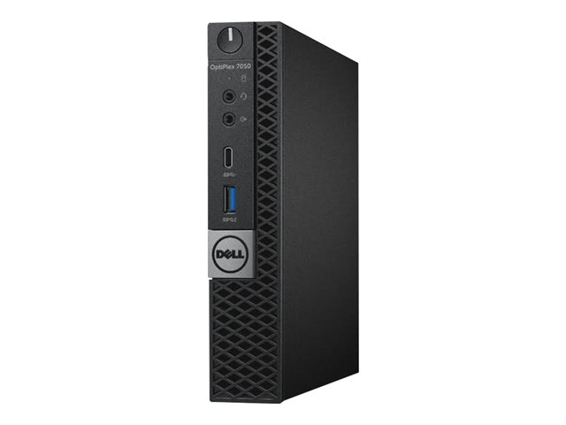 Dell OptiPlex 7050 Pre-imaged for Zoom Rooms - Micro - Core i7 - RAM 16 GB - SSD 128 GB - HD Graphics - GigE - WLAN: 802.11a/b/g/n/ac, Bluetooth 4.2 - Win 10 IoT Enterprise 2019 LTSC - monitor: none - black