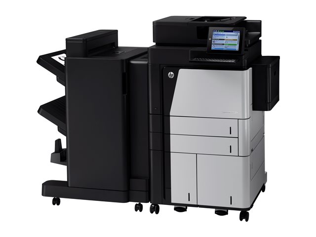 HP LaserJet Enterprise Flow MFP M830z - Multifunction printer - B/W - laser - A3/Ledger (297 x 432 mm) (original) - A3 (media) - up to 56 ppm (copying) - up to 56 ppm (printing) - 1100 sheets - 33.6 Kbps - USB 2.0, Gigabit LAN, USB host