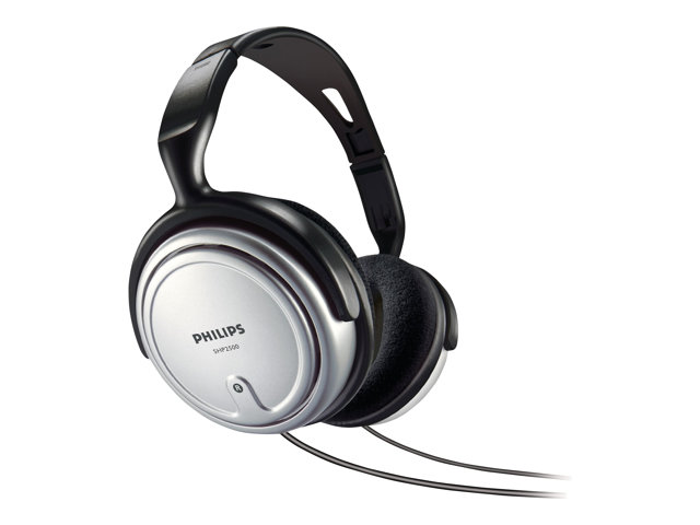 Philips SHP2500 - Headphones - full size - wired - 3.5 mm jack, 6.35 mm jack