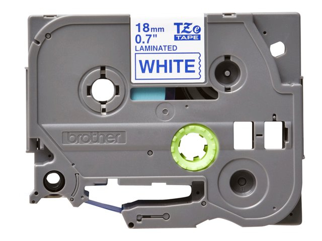 Brother TZe-243 - Standard adhesive - blue on white - Roll (1.8 cm x 8 m) 1 cassette(s) laminated tape - for Brother PT-D600, P-Touch PT-1880, D450, E550, E800, P900, P950, P-Touch Cube Plus PT-P710